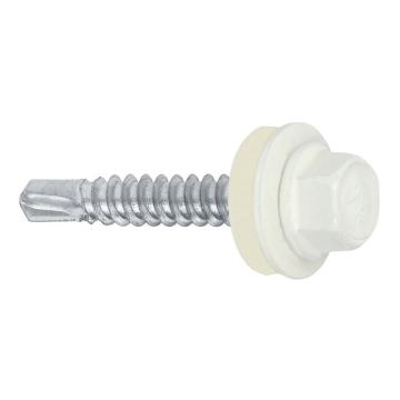 Farmářský šroub s podl. do oceli ≤3 mm RAL 9010 4,8X25 (250ks)